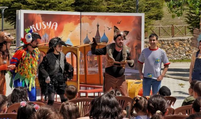 Malatya Doğanşehir’de çevre dostu oyun çocuklarla buluştu