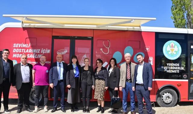 Manisa’da ‘Vetbüs’ ilçelerde hizmette