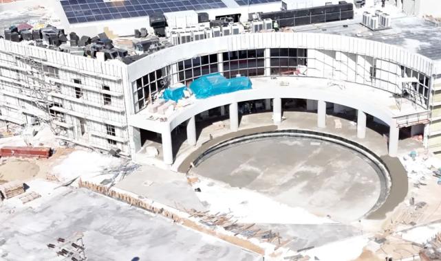 Muğla’da Milas’ın yeni Kültür ve Sanat Merkezinde çalışmalar devam ediyor