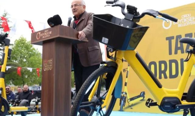 Ordu’da elektrikli skuter ve bisiklet dönemi başladı