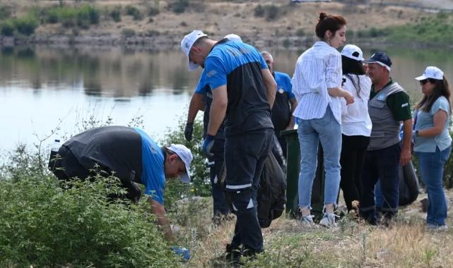 500 gönüllü Bağ Yolu Gölet temizliğinde buluştu