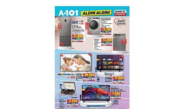 8 Mayıs’ta A101’de Elektrikli Moped ve Ev Ürünleri Satışta