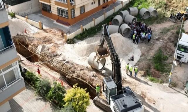 ASKİ’den yeni yağmur hattı inşaatı
