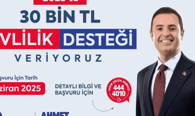 Balıkesir’den 30 bin liralık evlilik desteği