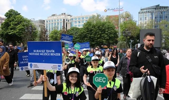 Başkentli minik polisler denetime çıktı