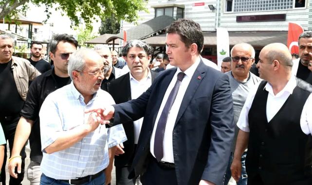 Bursa Osmangazi’de Başkan Aydın Güneştepe sakinleriyle buluştu