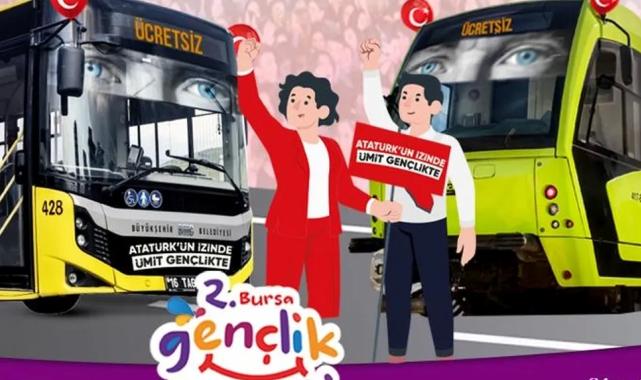 Bursa’da 19 Mayıs’ta ulaşım ücretsiz