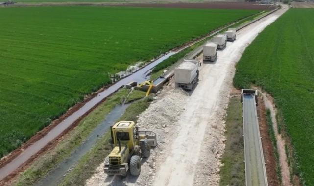 Büyükşehir, karayolları standartlarında yol yapıyor