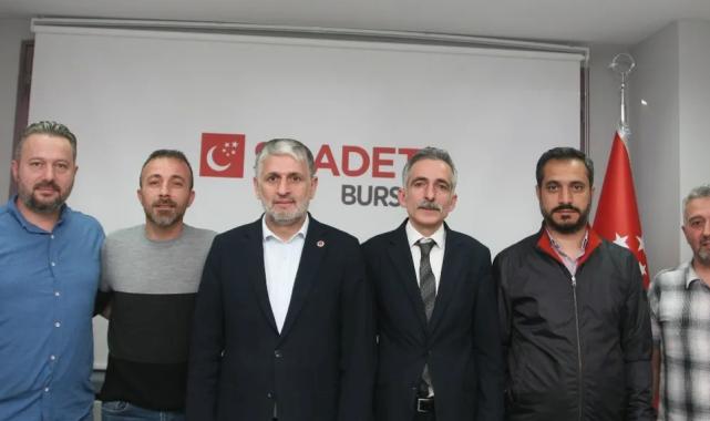 Çıraklık Mağdurları Saadeti ziyaret etti