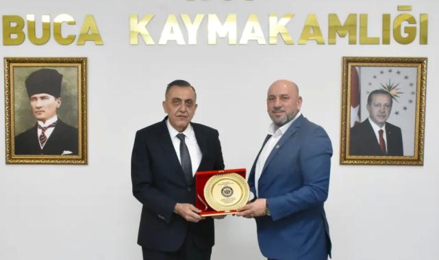 Ege Bölgesi İş İnsanları Federasyonu’ndan Buca Kaymakamlığı’na ziyaret