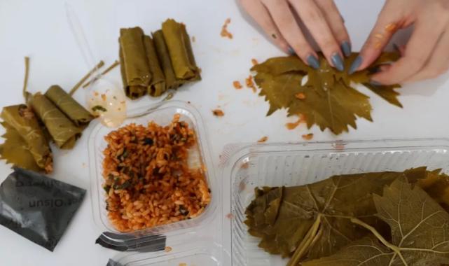 Enfest’te renkli yarışmalar… 10 dakikada 27 sarma sardı!