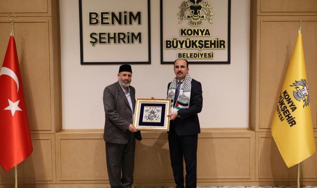 Filistin Âlimler Heyeti Başkanı Tekruri, Başkan Altay’ı ziyaret etti