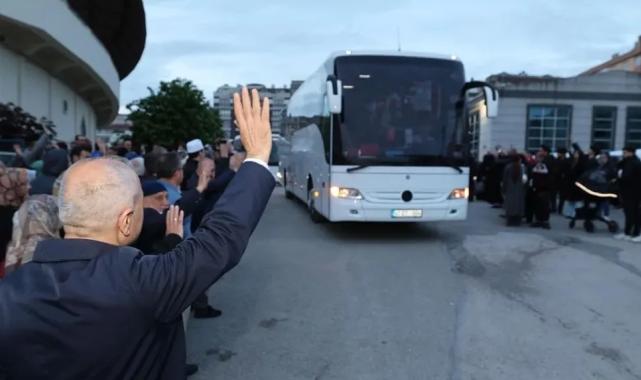 Gebzeli hacı adayları kutsal topraklara uğurlandı