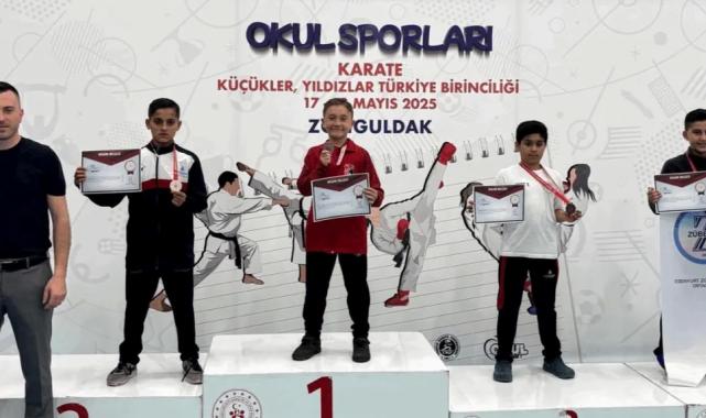 Genç karateci Türkiye’nin gururu oldu