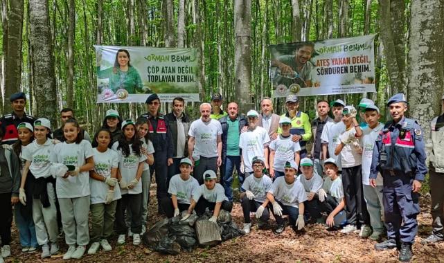 Gölcüklü miniklerden ‘ormanlar benim’ bilinci