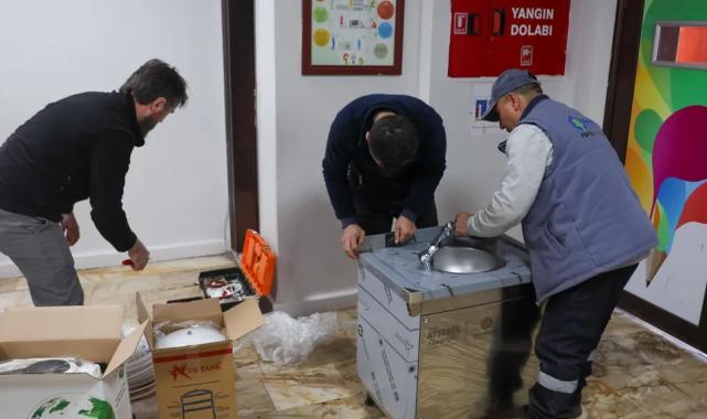 İstanbul Bakırköy Belediyesi’nden devlet okullarına su arıtma desteği