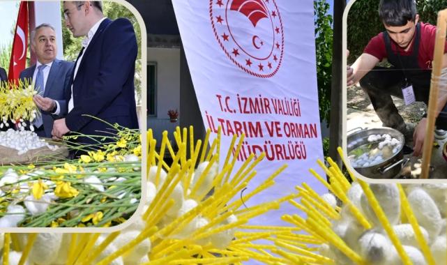 İzmir Beydağ’da Koza Hasat Festivali coşkuyla kutlandı!