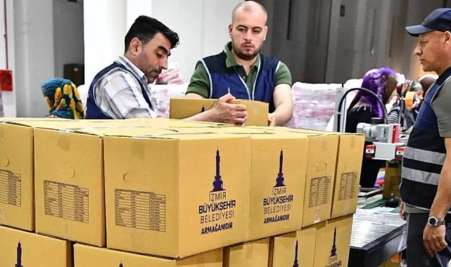 İzmir Büyükşehir’den bayramlık gıda kolisi desteği