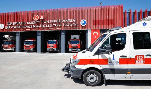 İzmir Çiğli’de itfaiyeye modern istasyon