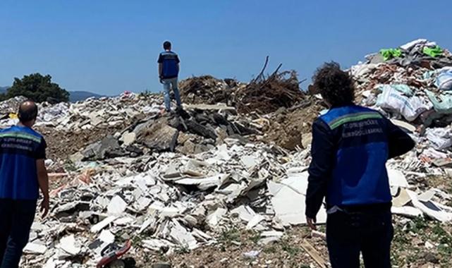 İzmir Gaziemir’de açık alana atığa 1,8 milyar TL ‘çevre’ cezası!