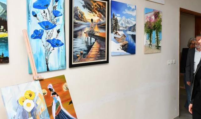 Kaklıç Sanat Akademisi’nin yıl sonu sergisi büyük ilgi gördü