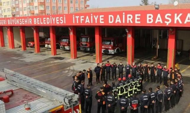 Kayseri itfaiyesinden üst düzey performans