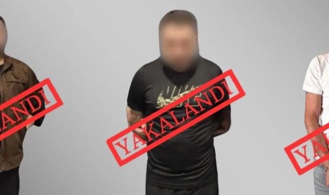 Kırmızı bültenli 3 suçlu yakalandı