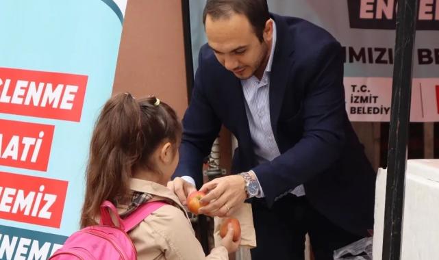 Kocaeli İzmit’te minik kalpler ‘Beslenme Saatiyle’ ısındı