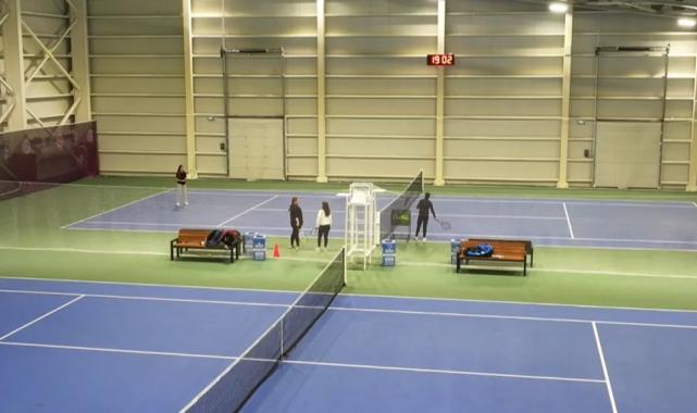 Konya Karatay’da 19 Mayıs kapsamında ödüllü tenis turnuvası