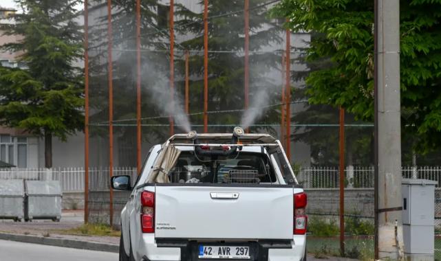 Konya Selçuklu’da ilaçlama çalışmaları