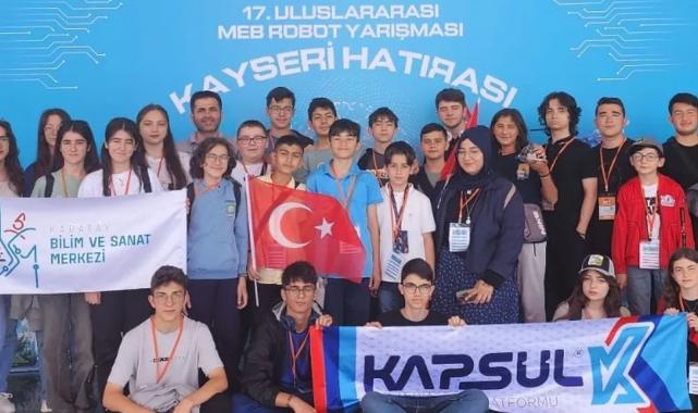 Konya’da MEB Robot Yarışması’nda 6 derece birden