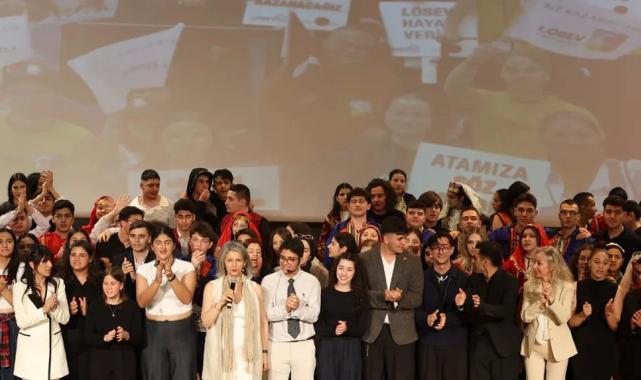 LÖSEV gençlerinden ‘Atam izindeyiz’ mesajı