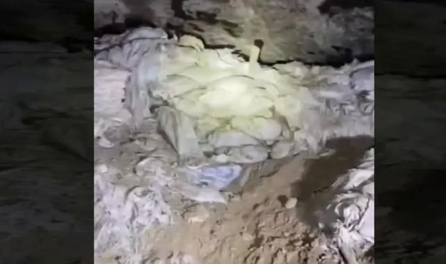 Pençe Kilit’te teröristlere ait mağaraya imha!