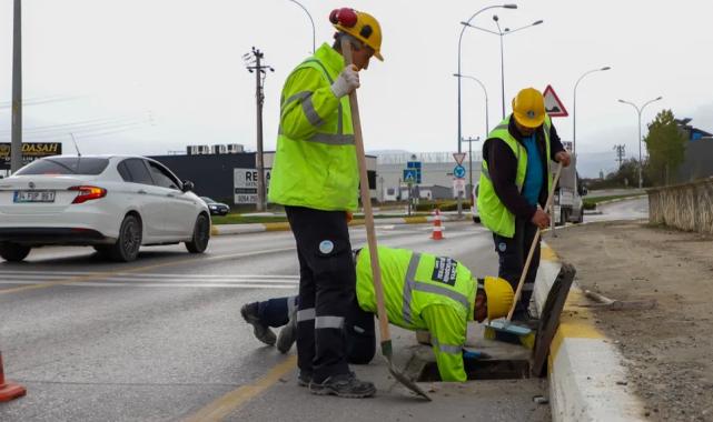 Sakarya altyapılarında yağış öncesinde hummalı temizlik