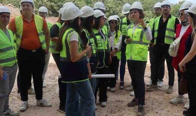 Taş Kırma Tesisi genç mühendisleri ağırladı