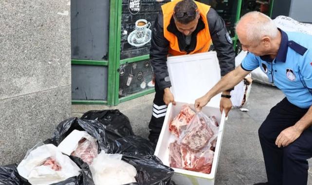 Usulsüz şekilde taşınan 300 kilogram ete el kondu