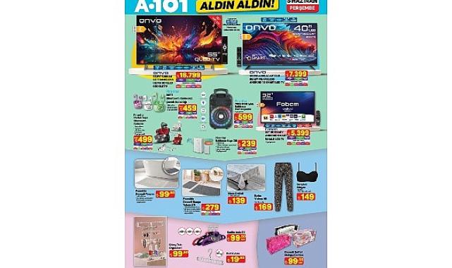 5 Haziran’da A101’de Motosikletten Ev Aletlerine Öne Çıkan Ürünler