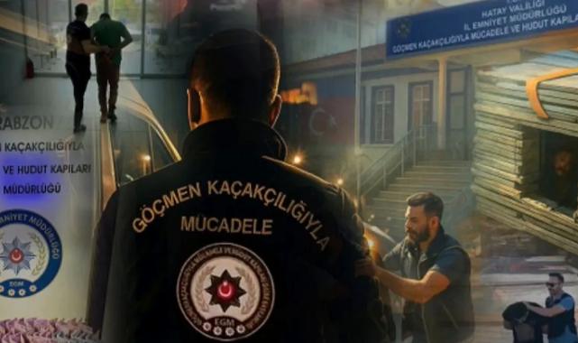 51 ilde düzensiz göçte 98 organizatör tutuklandı!