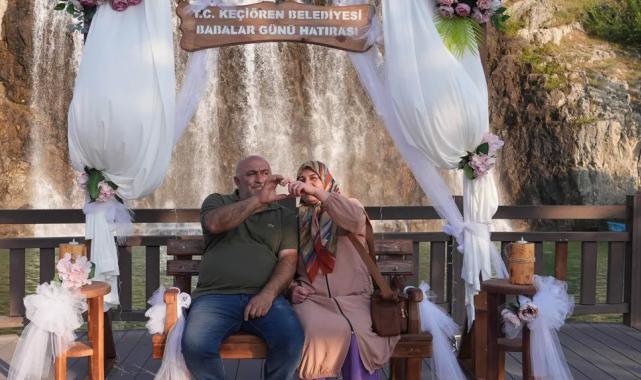 Ankara Keçiören’de babalara özel çekim alanı