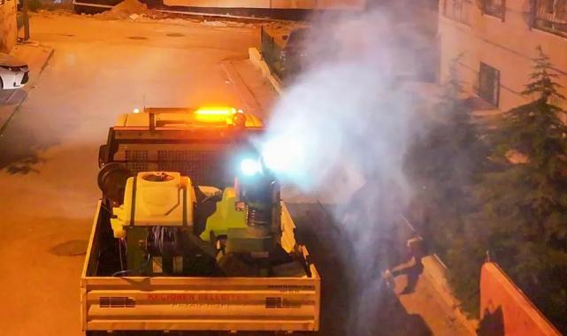 Ankara Keçiören’de gece gündüz ilaçlama