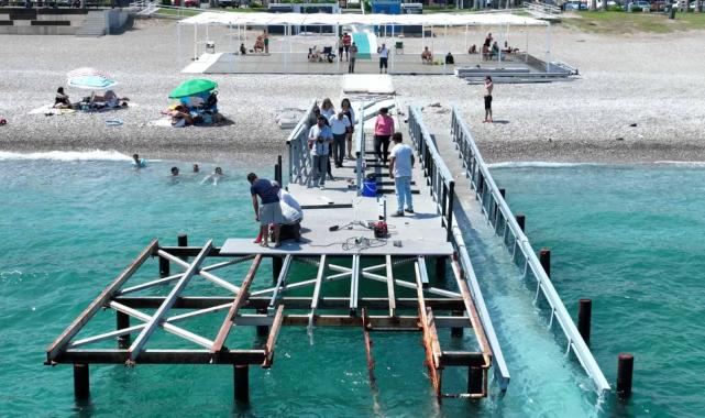 Antalya’da ‘Engelsiz Plaj’ yeni sezona hazırlanıyor
