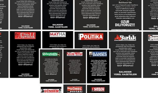 Balıkesir gazetelerinden tasarruf tedbirlerine farklı tepki!