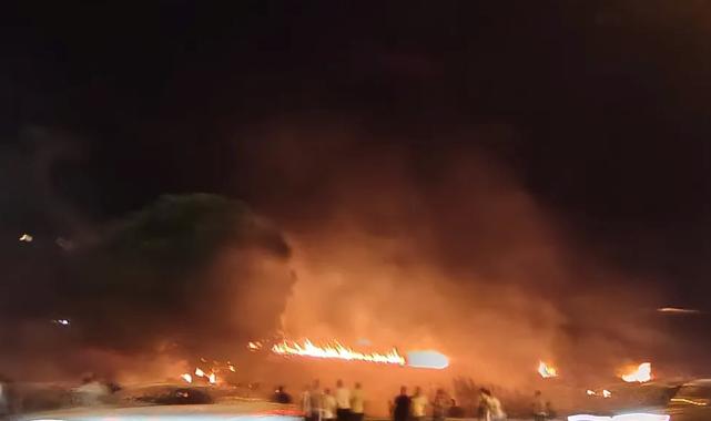 Bursa Mudanya Yolu’nda alevler yükseldi! Çağrışan’da yangın paniği!