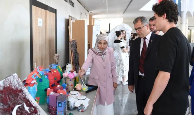 Bursa Osmangazi’de öğrenciler atık toplamak için yarıştı