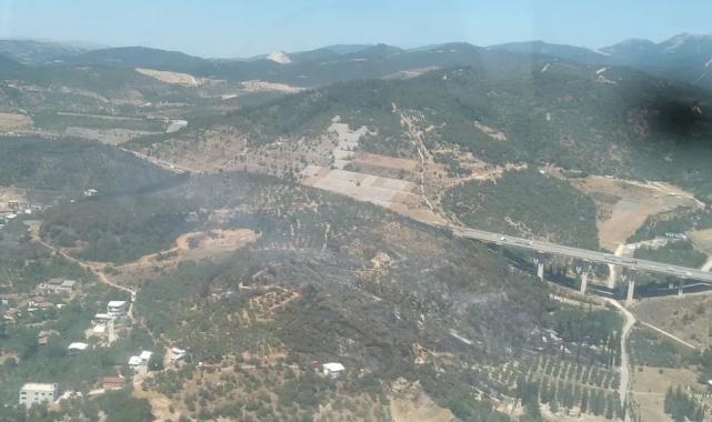 Bursa Osmangazi’de orman yangını hızlı müdahalelerle kontrol altına alındı