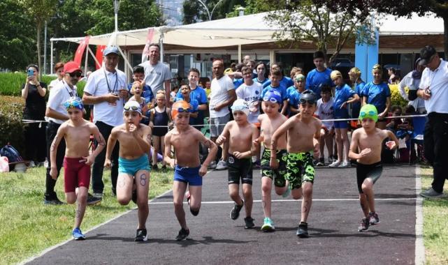 Bursa Osmangazi’de Triathle yarışları nefes kesti