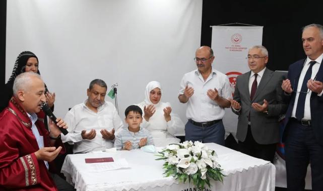 Bursa’da hastanede duygusal nikah