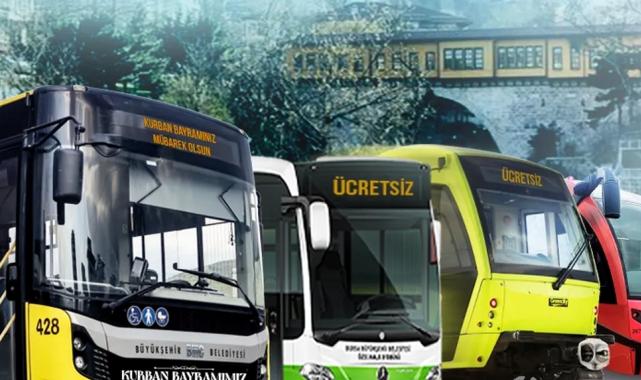 Bursa’da Kurban Bayramı boyunca ulaşım ücretsiz