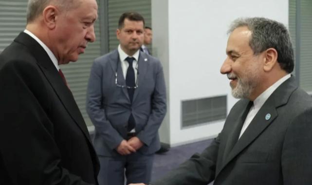 Cumhurbaşkanı Erdoğan İran Dışişleri Bakanı Arakçi ile görüştü