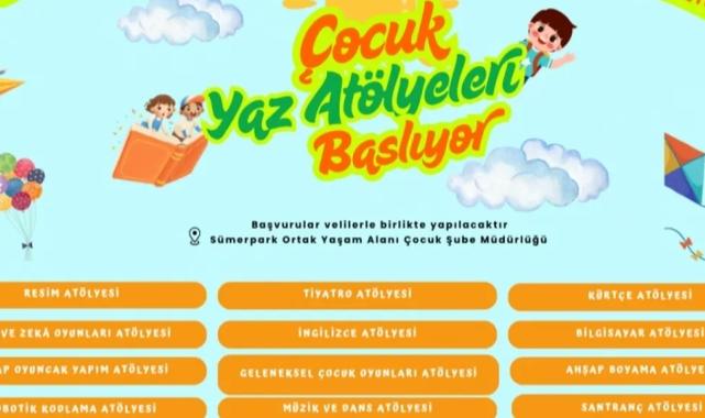 Diyarbakırlı çocuklar için yaz atölyeleri başlıyor